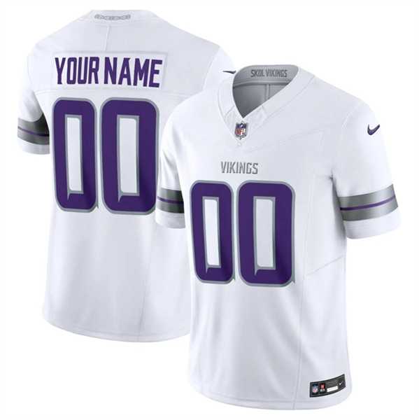 Mens Minnesota Vikings Active Player Custom White F.U.S.E. Winter Warrior Limited Stitched Jersey